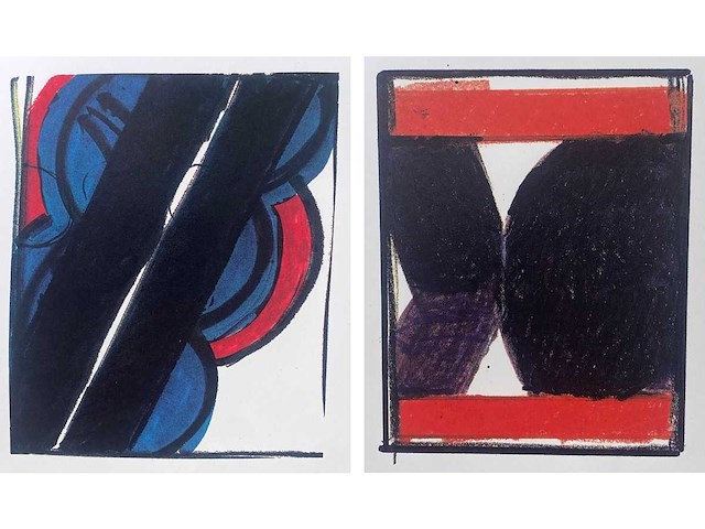 Georg karl pfahler - lot van 2 prints - afbeelding 1 van  6