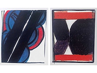 Georg karl pfahler - lot van 2 prints - afbeelding 1 van  6