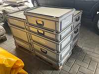 Georg utz diverse kunststof opbergbakken (14x) - afbeelding 4 van  5