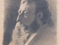 Georges ferret (xix), a pair of very fine charcoal portraits 27 x 22 cm. (10.63 x 8.66 in.), frame: 37 x 32 cm. (14.57 x 12.59 in.) - afbeelding 6 van  9