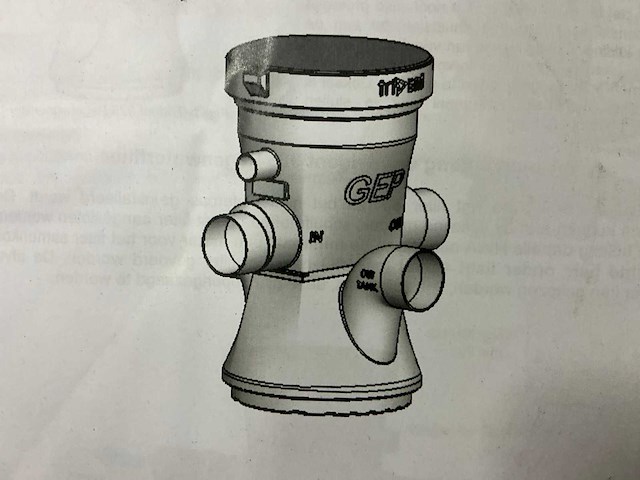 Gep trident 325 regenwaterfilter - afbeelding 1 van  3