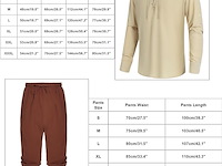Geplaimir middeleeuws kostuum voor heren - afbeelding 3 van  3