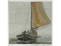Gerard carbo - vissersboot - aquarel - afbeelding 1 van  7