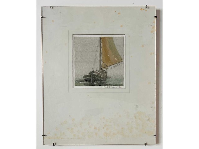 Gerard carbo - vissersboot - aquarel - afbeelding 2 van  7