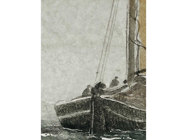 Gerard carbo - vissersboot - aquarel - afbeelding 5 van  7