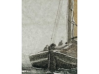 Gerard carbo - vissersboot - aquarel - afbeelding 5 van  7