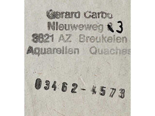 Gerard carbo - vissersboot - aquarel - afbeelding 7 van  7