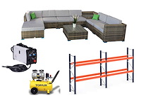 Gereedschap, tuinmeubelen en magazijninrichting