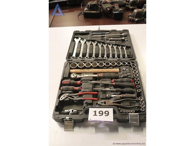 Gereedschaplot (43-delig) - würth toebehoren - koffer - afbeelding 1 van  4