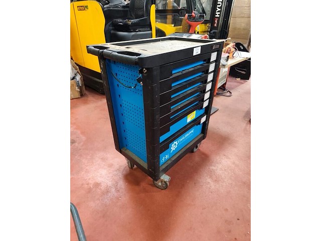 Gereedschappenwagen op wielen gedeeltelijk gevuld met klein handgerief stahlgruppe (17) - afbeelding 3 van  7