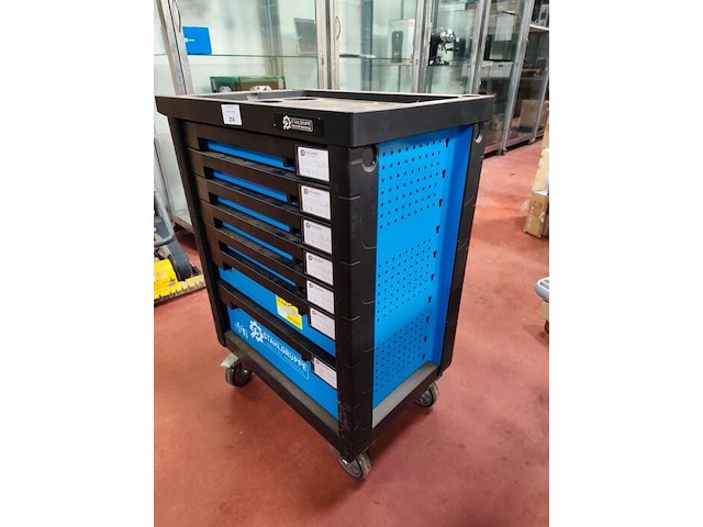 Gereedschappenwagen op wielen gedeeltelijk gevuld met klein handgerief stahlgruppe (17) - afbeelding 4 van  7