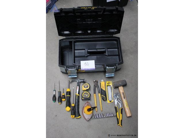 Gereedschapset (16-delig) - stanley - diverse maten gereedschapskist - stanley - afbeelding 1 van  3