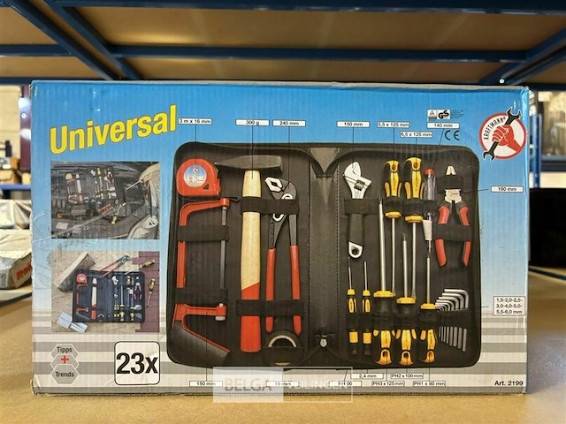 Gereedschapset 23-dlg - afbeelding 1 van  3