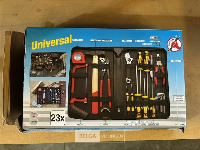 Gereedschapset 23-dlg - afbeelding 1 van  3