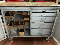 Gereedschapskar met inhoud - afbeelding 2 van  7