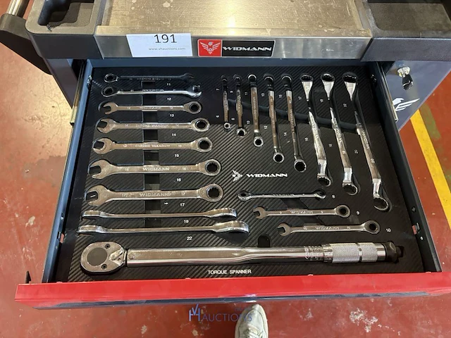 Gereedschapskar widmann met inhoud - afbeelding 8 van  12