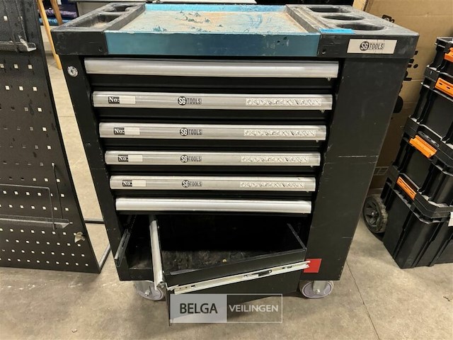 Gereedschapskast op wielen - afbeelding 1 van  2