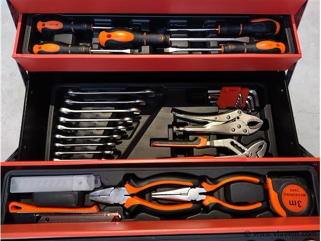 Gereedschapskist 86 delig - afbeelding 4 van  4