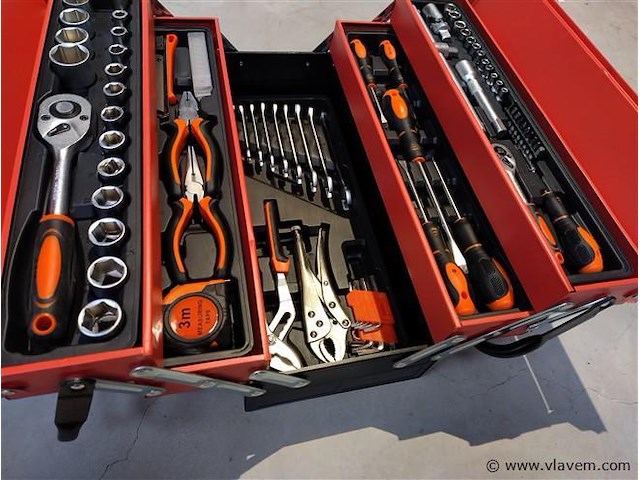 Gereedschapskist 86 delig - afbeelding 2 van  4