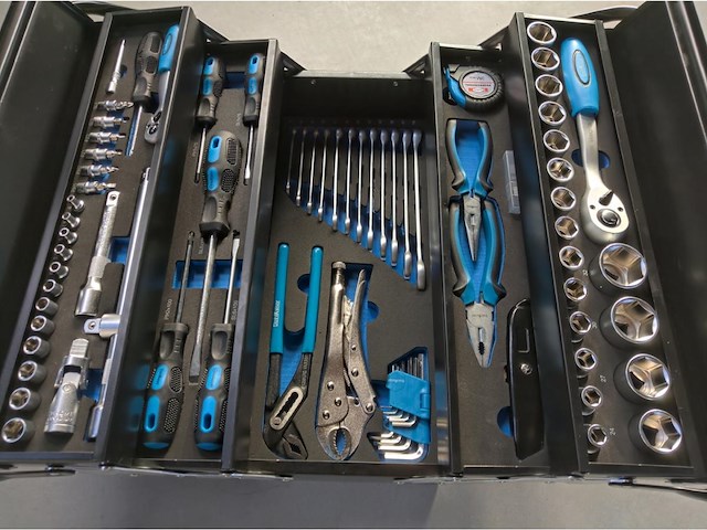 Gereedschapskist 86 delig - afbeelding 1 van  7