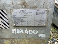 Gereedschapskist boscaro pa-17.08ezn, bouwjaar 2013. eigen gewicht 90 kg, maximale belasting 400 kg, inhoud 700 liter. - afbeelding 2 van  2