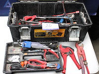 Gereedschapskoffer - stanley o.a. set lijmklemmen - diverse maten pijpsnijder inbussleutelset - diverse maten waterpomptang handgereedschap diversen
