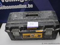 Gereedschapskoffer - stanley o.a. set lijmklemmen - diverse maten pijpsnijder inbussleutelset - diverse maten waterpomptang handgereedschap diversen - afbeelding 4 van  4