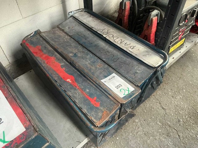Gereedschapskoffer (2x) - afbeelding 1 van  2