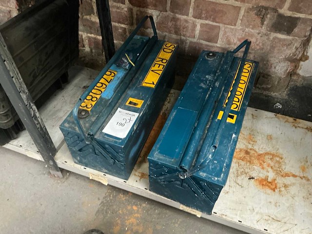 Gereedschapskoffer (2x) - afbeelding 1 van  7