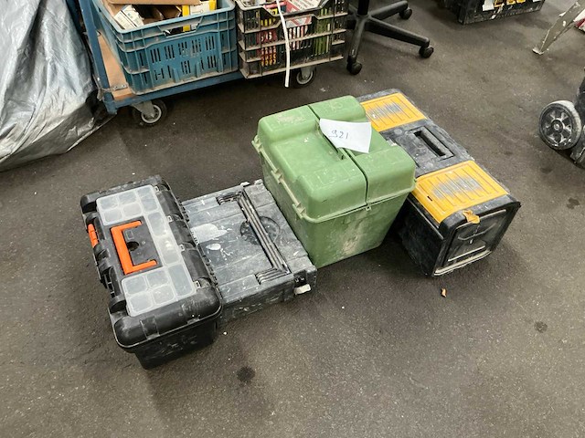 Gereedschapskoffer (3x) - afbeelding 1 van  6