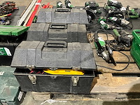 Gereedschapskoffer (3x) - afbeelding 1 van  6