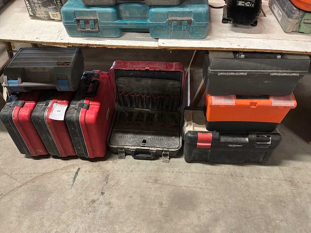 Gereedschapskoffer (8x) - afbeelding 1 van  1