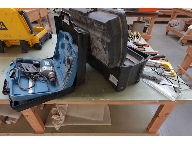 Gereedschapskoffer + divers handgereedschap - afbeelding 10 van  10