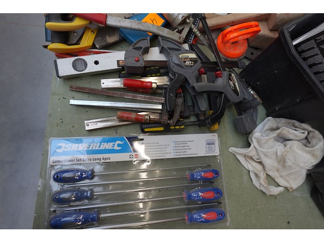 Gereedschapskoffer + divers handgereedschap - afbeelding 2 van  10