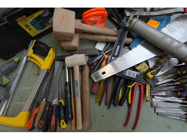 Gereedschapskoffer + divers handgereedschap - afbeelding 4 van  10