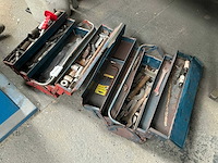 Gereedschapskoffer met inhoud (2x) - afbeelding 1 van  9