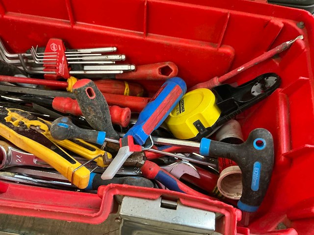 Gereedschapskoffer met inhoud (2x) - afbeelding 4 van  8