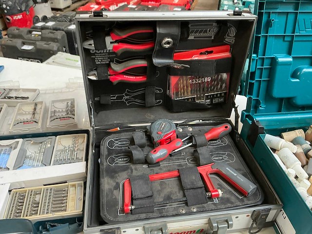 Gereedschapskoffer met inhoud (4x) - afbeelding 3 van  7