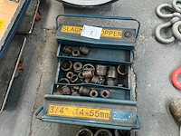 Gereedschapskoffer met krachtdoppen - afbeelding 1 van  9