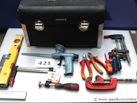 Gereedschapskoffer parat vv inhoud - afbeelding 1 van  4