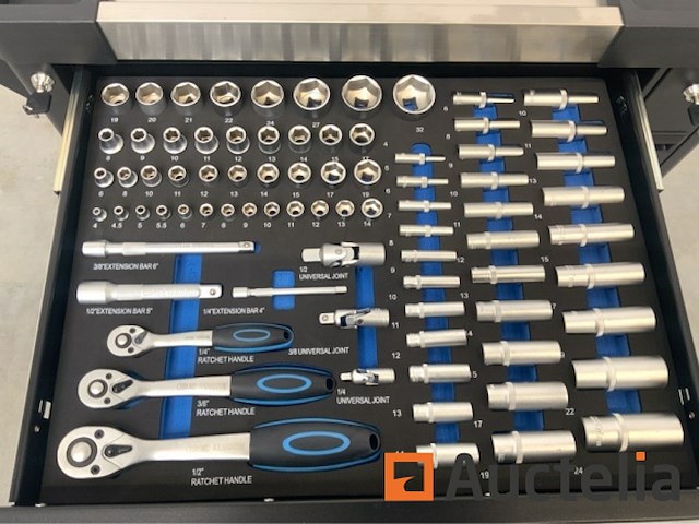 Gereedschapswagen 250 delig - afbeelding 14 van  16