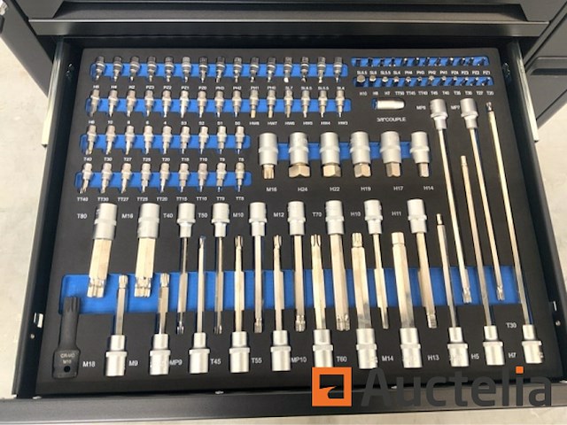 Gereedschapswagen 250 delig - afbeelding 15 van  16