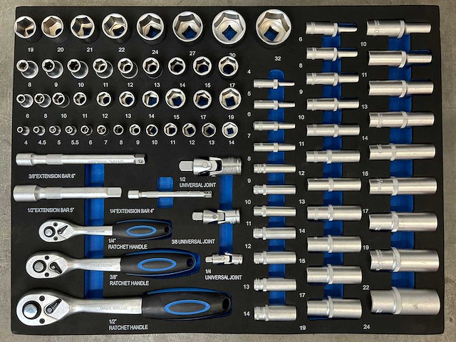 Gereedschapswagen 250-delig - afbeelding 3 van  5