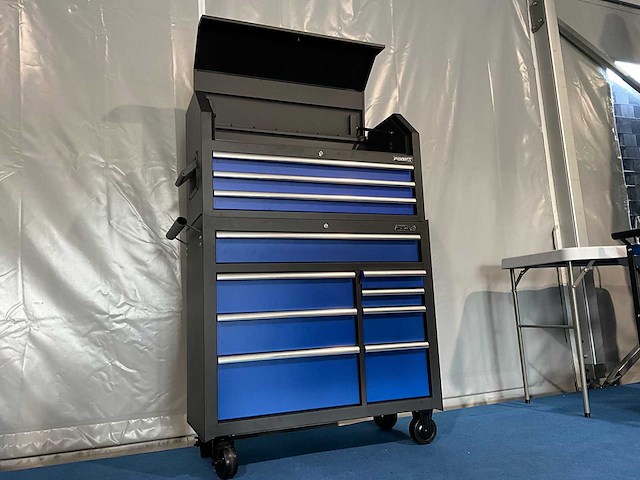 Gereedschapswagen 2delig op wielen nieuw - afbeelding 1 van  4