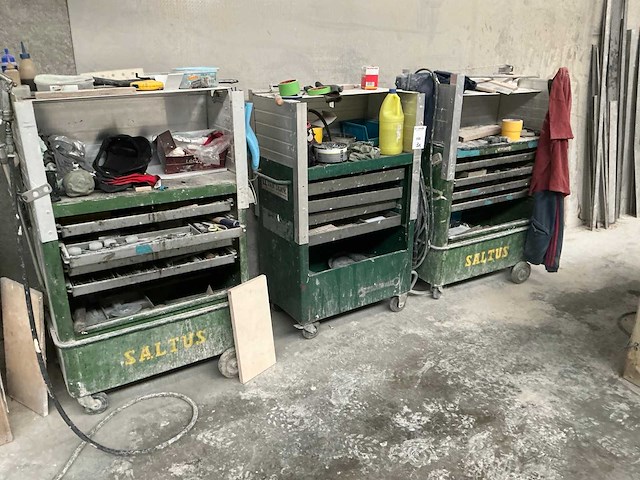 Gereedschapswagen (3x) - afbeelding 1 van  4