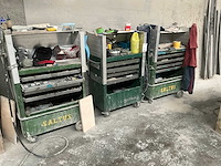 Gereedschapswagen (3x) - afbeelding 1 van  4