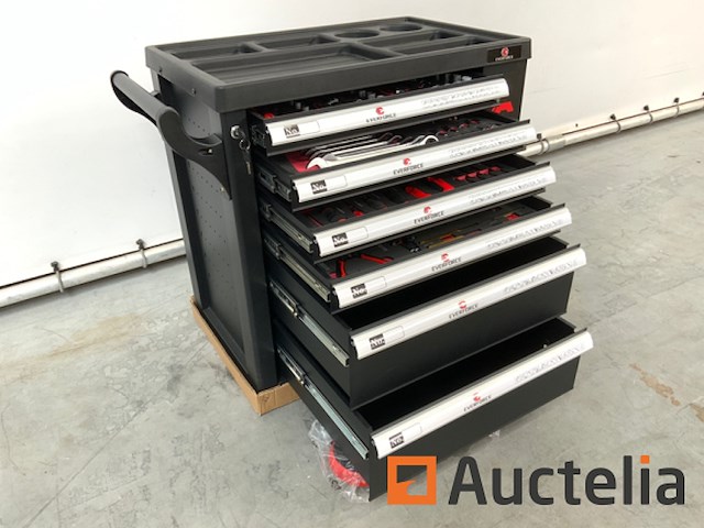 Gereedschapswagen everforce 158-delig - afbeelding 4 van  14