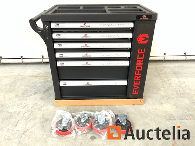 Gereedschapswagen everforce 158-delig - afbeelding 4 van  14