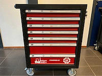 Gereedschapswagen gevuld en hogedrukcompressor 40 liter - ultra force equipment - afbeelding 33 van  38