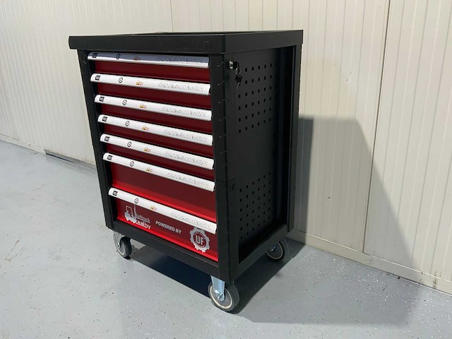 Gereedschapswagen gevuld en hogedrukcompressor 40 liter - ultra force equipment - afbeelding 35 van  38